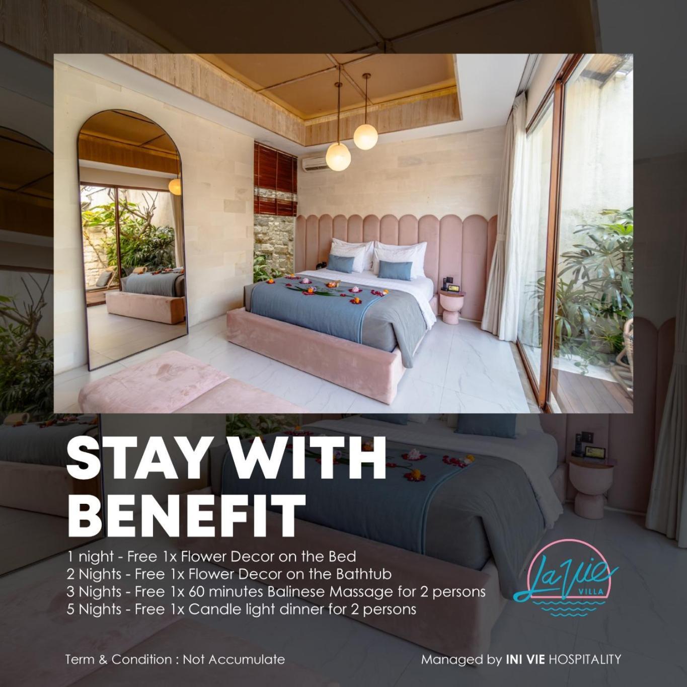 La Vie Villa Seminyak By Ini Vie Hospitality Legian Værelse billede